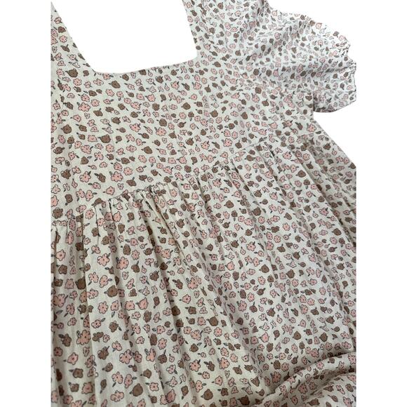 Rylee & Cru Neutrals Superbloom Greta Linen-Blend Babydoll Dress Size Large‎ - Picture 7 of 9